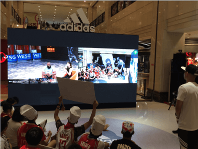 NBA巨星詹姆斯.哈登中国行