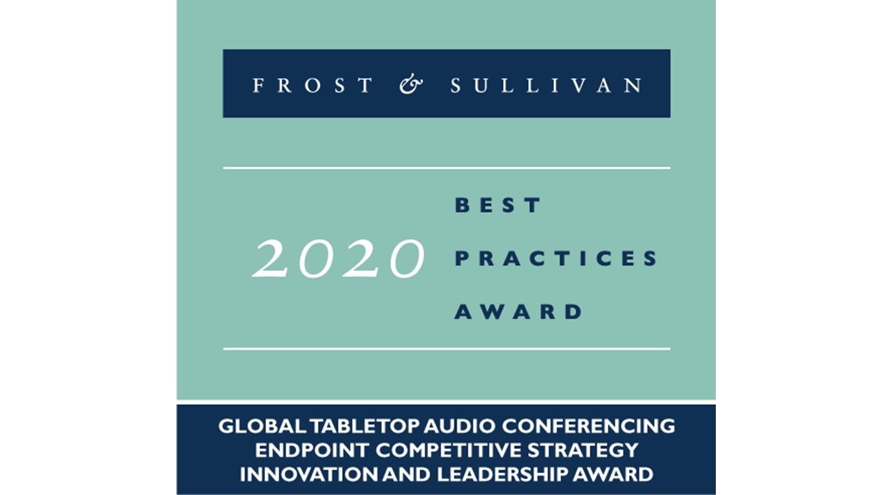 Frost&Sullivan 2020产品立异力奖