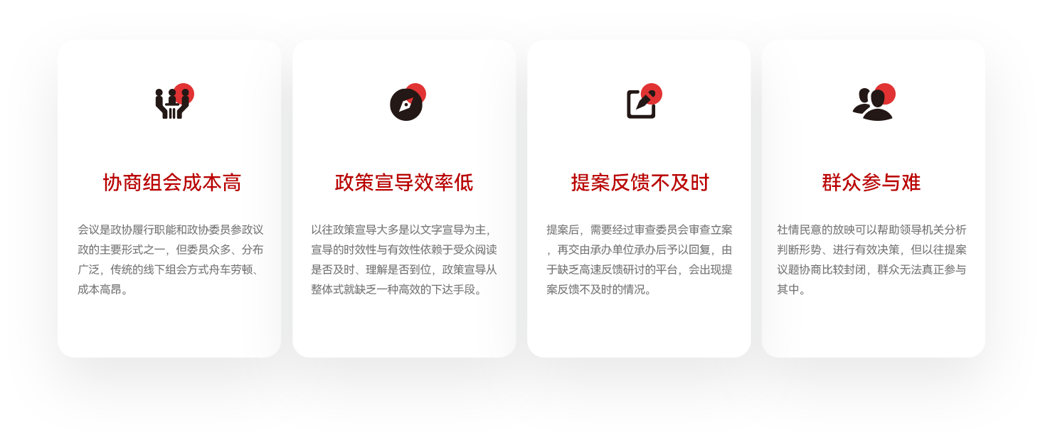 智慧政协营业难点